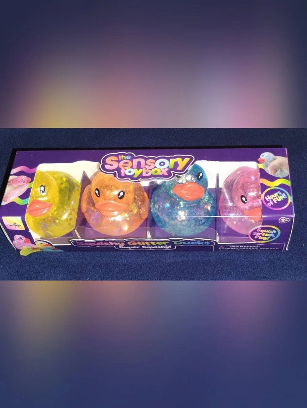 The Sensory Toybox Glitter Squishy Ducks - Multiple Colors